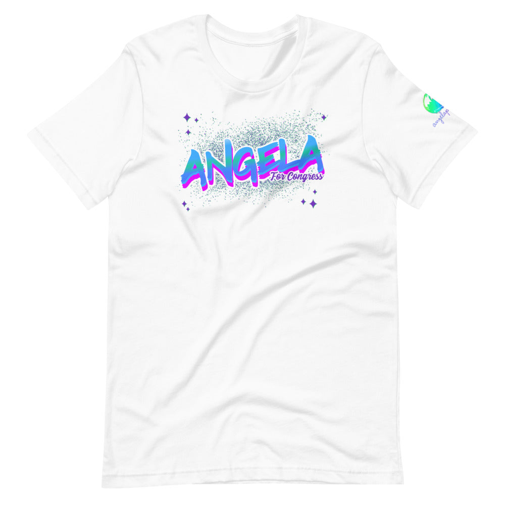 Angela for Congress Short-Sleeve Unisex T-Shirt - Proud Libertarian - Proud Libertarian