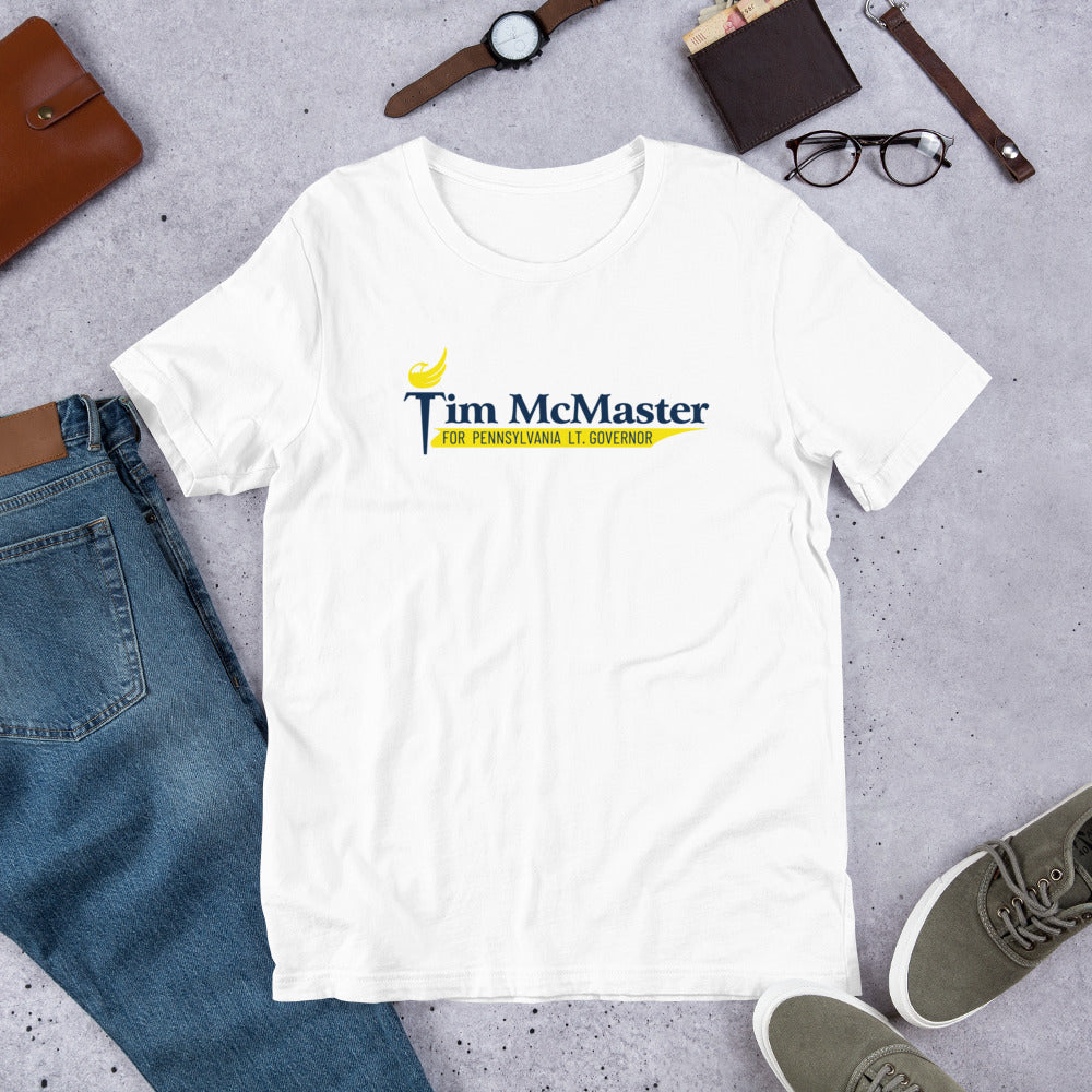 Tim McMaster for Pennsylvania Unisex t-shirt - Proud Libertarian - Tim McMaster for Pennsylvania