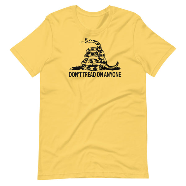 Don't Tread on Anyone Short-sleeve unisex t-shirt - Proud Libertarian - Proud Libertarian