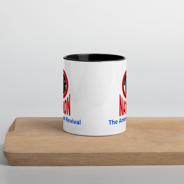 TAR-Nation Mug with Color Inside - Proud Libertarian - Proud Libertarian