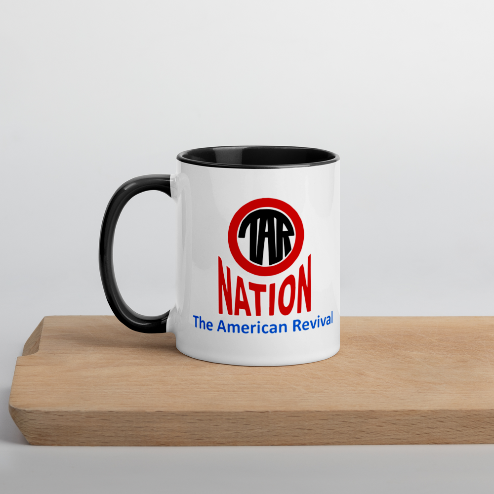 TAR-Nation Mug with Color Inside - Proud Libertarian - Proud Libertarian