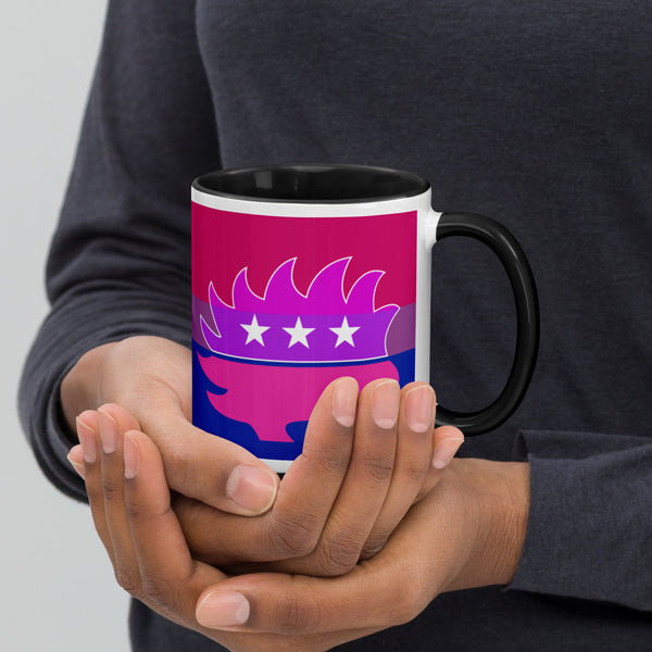 Libertarian Porcupine - LGBTQ - Mug with Color Inside - Proud Libertarian - Logik Reks