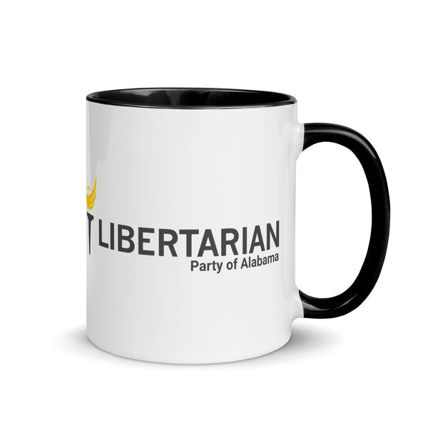 Libertarian Party of Alabama Mug with Color Inside - Proud Libertarian - Libertarian Party of Alabama