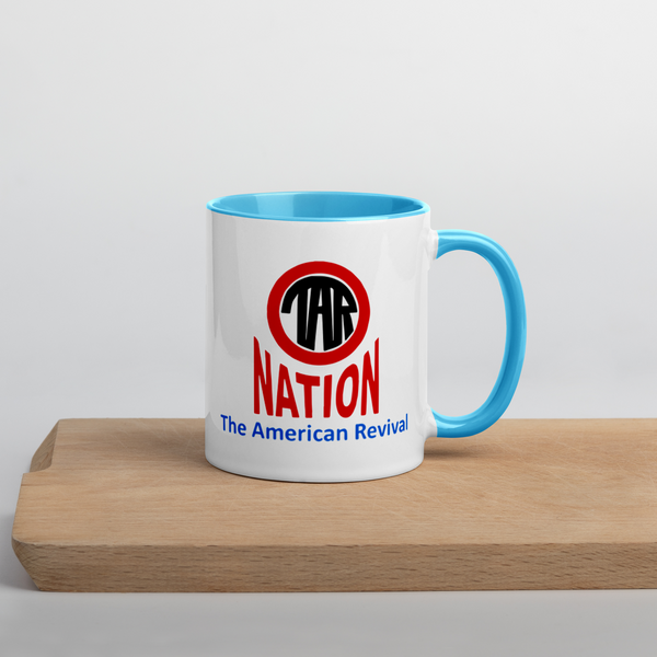 TAR-Nation Mug with Color Inside - Proud Libertarian - Proud Libertarian