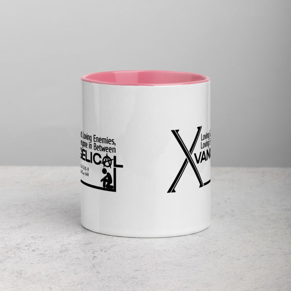 Xvangelical Mug with Color Inside - Proud Libertarian - Xvangelical