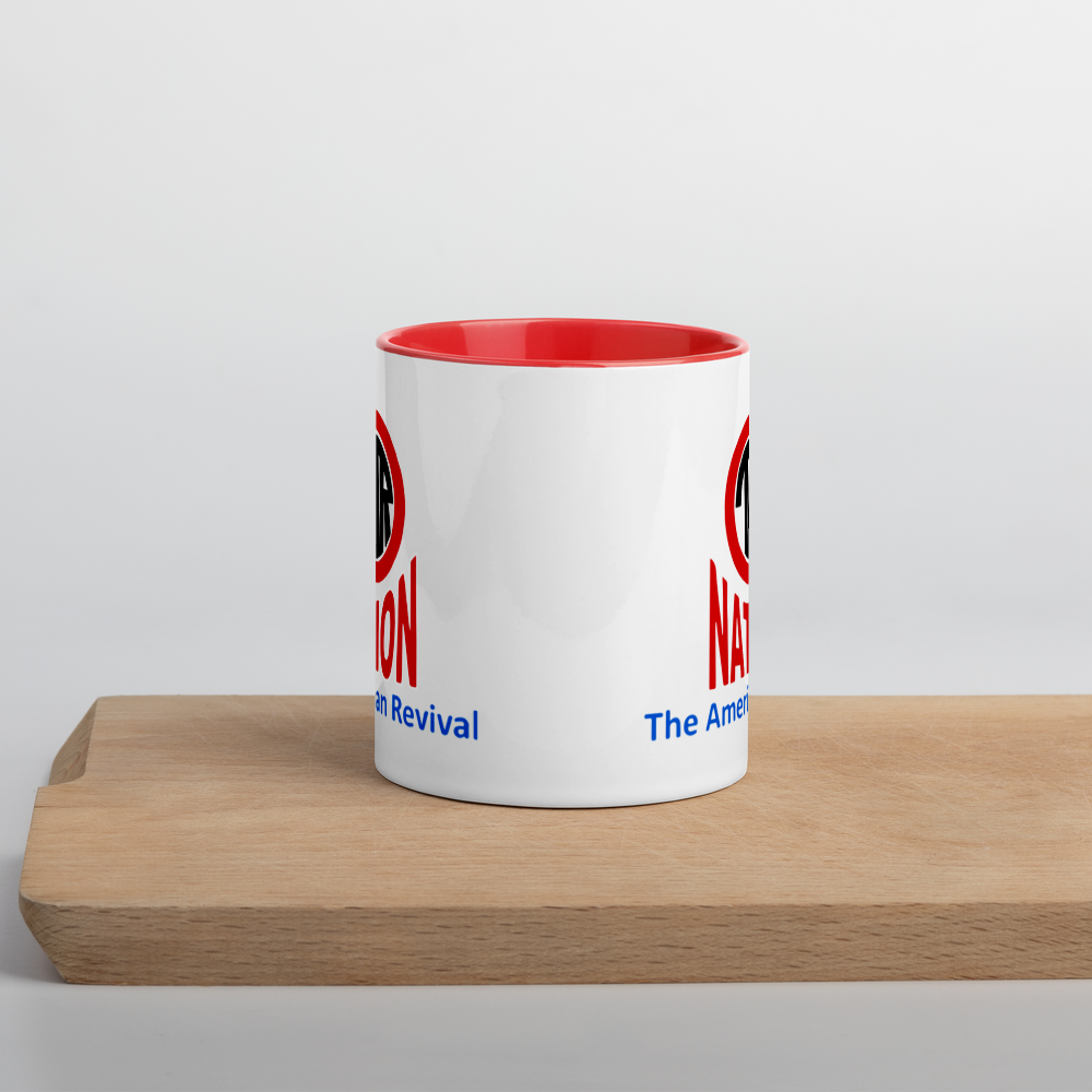 TAR-Nation Mug with Color Inside - Proud Libertarian - Proud Libertarian