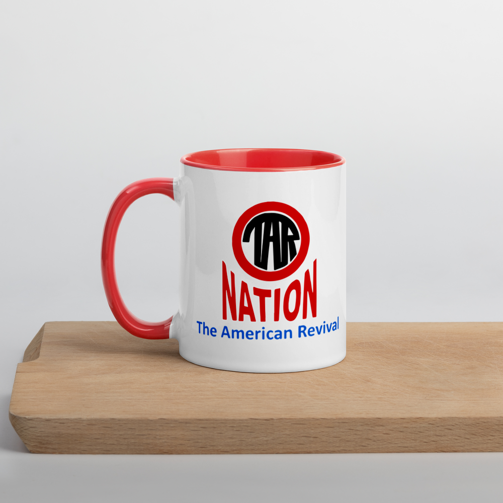 TAR-Nation Mug with Color Inside - Proud Libertarian - Proud Libertarian