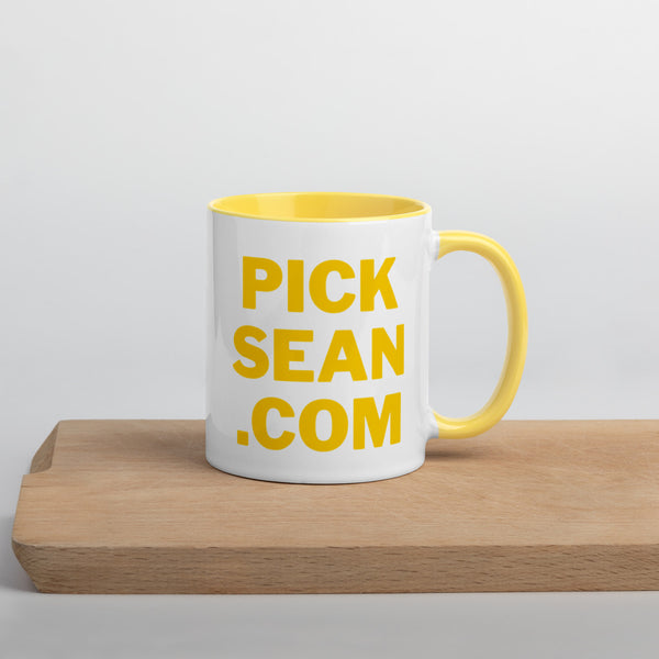 PICKSEAN.COM Mug with Color Inside - Proud Libertarian - Pick Sean Thorne