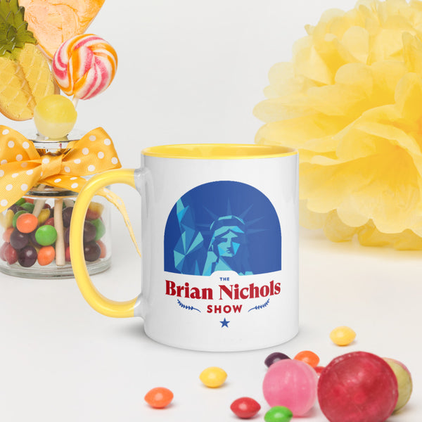 Brian Nichols Show Logo Mug with Color Inside - Proud Libertarian - The Brian Nichols Show