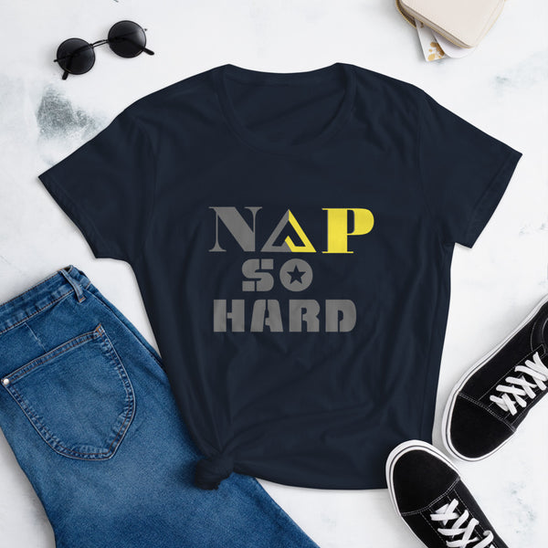 NAP SO HARD Women's short sleeve t-shirt - Proud Libertarian - Rachael Revolution