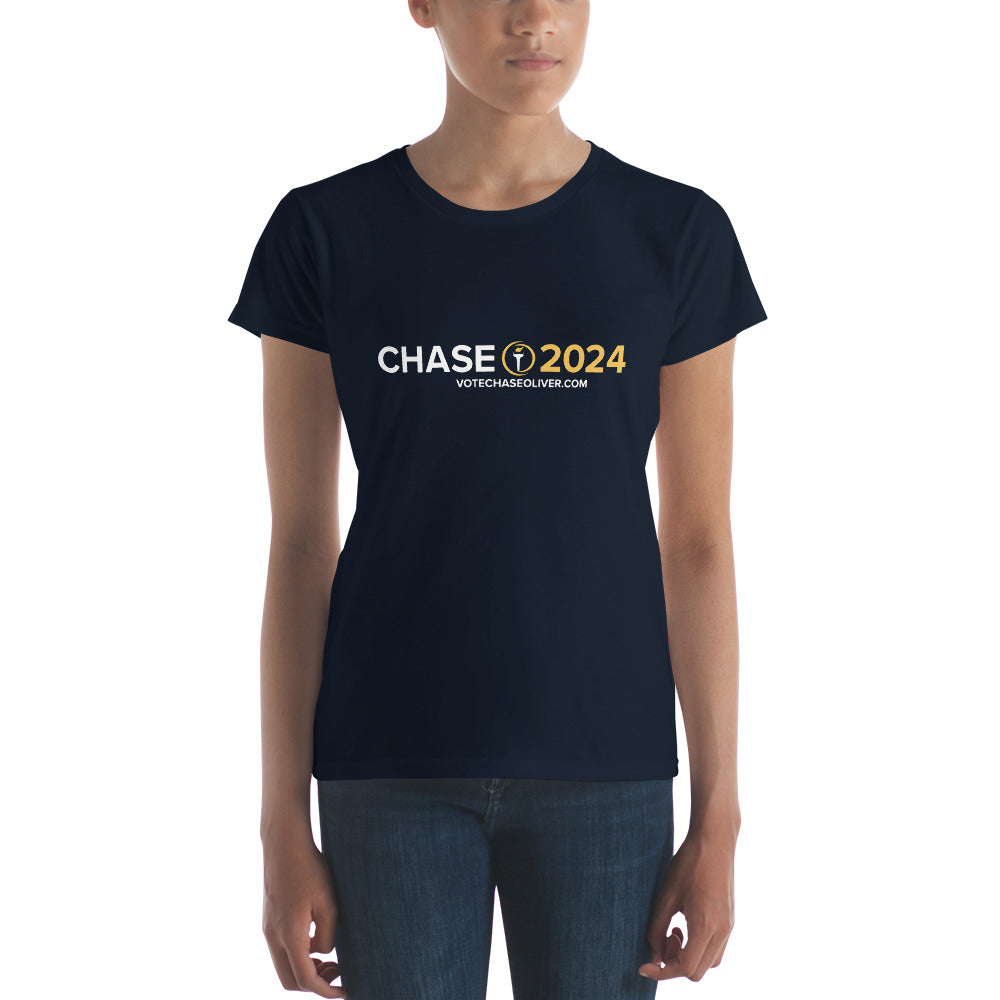 Chase Oliver for President Women's short sleeve t-shirt - Proud Libertarian - Chase Oliver
