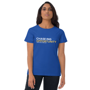 Chase-ing Opportunity -Chase Oliver for President Women's short sleeve t-shirt - Proud Libertarian - Chase Oliver