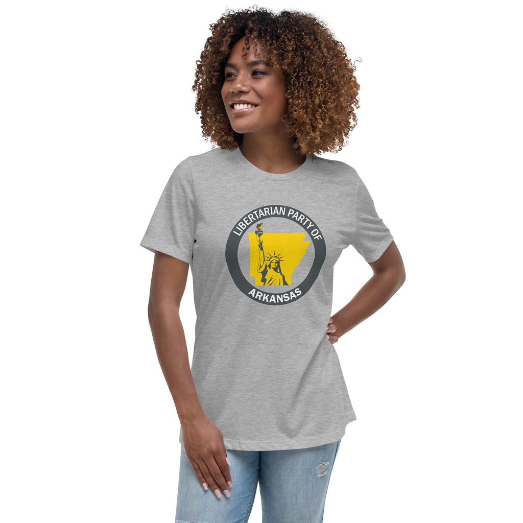 LP Arkansas Women's Relaxed T-Shirt - Proud Libertarian - Libertarian Party of Arkansas