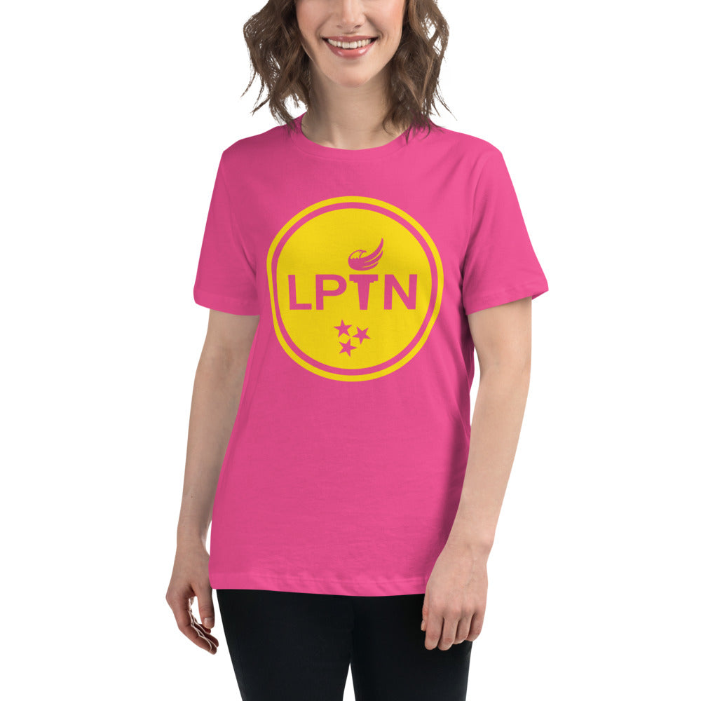 LPTN (Gold) Women's Relaxed T-Shirt - Proud Libertarian - Proud Libertarian