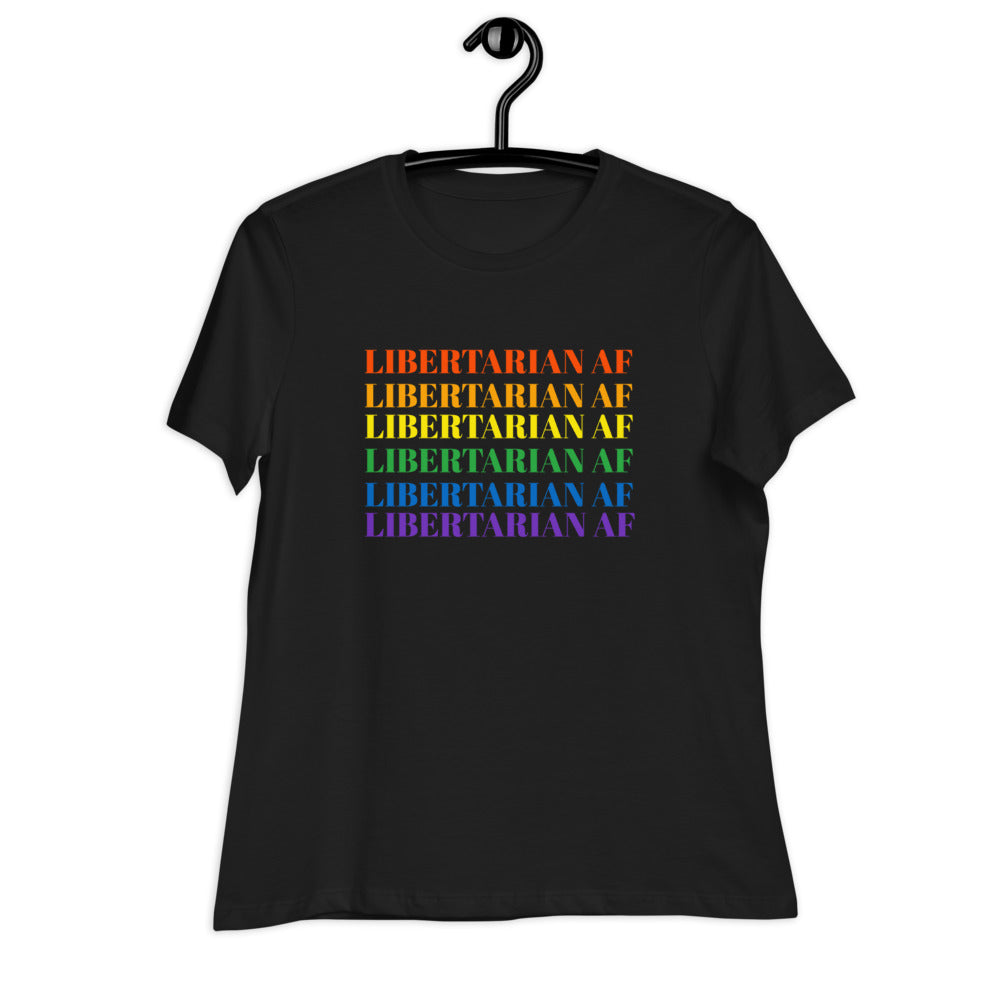 Libertarian AF (LGBTQ) Women's Relaxed T-Shirt – Proud Libertarian