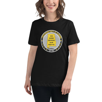 Libertarian Party of Alabama - Dare defend our rights Women's Relaxed T-Shirt - Proud Libertarian - Libertarian Party of Alabama