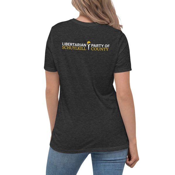 LP Porcupine - Schuylkill County, PA Women's Relaxed T-Shirt - Proud Libertarian - Proud Libertarian