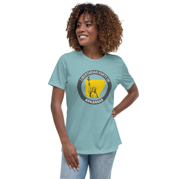 LP Arkansas Women's Relaxed T-Shirt - Proud Libertarian - Libertarian Party of Arkansas