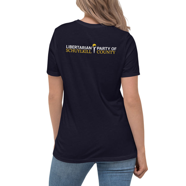 LP Porcupine - Schuylkill County, PA Women's Relaxed T-Shirt - Proud Libertarian - Proud Libertarian