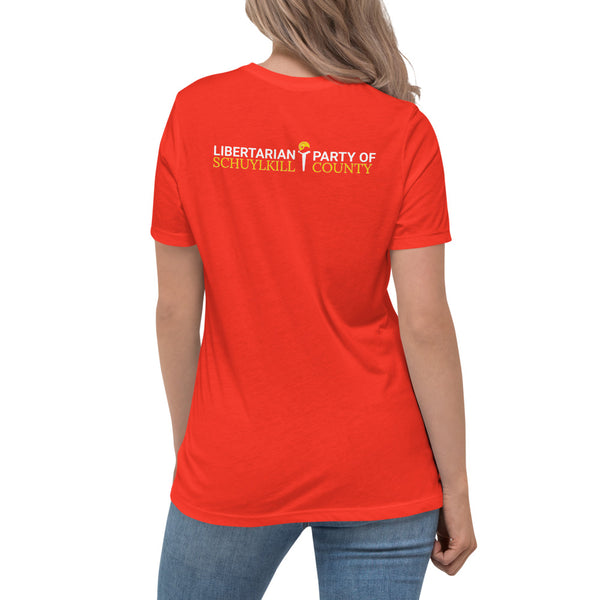 LP Porcupine - Schuylkill County, PA Women's Relaxed T-Shirt - Proud Libertarian - Proud Libertarian