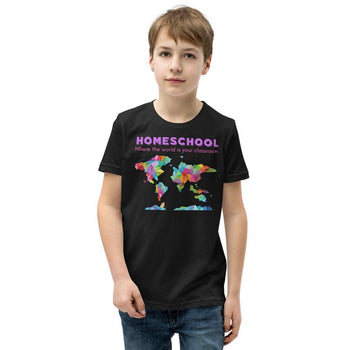 The World is your classroom Youth Short Sleeve T-Shirt - Proud Libertarian - Proud Libertarian