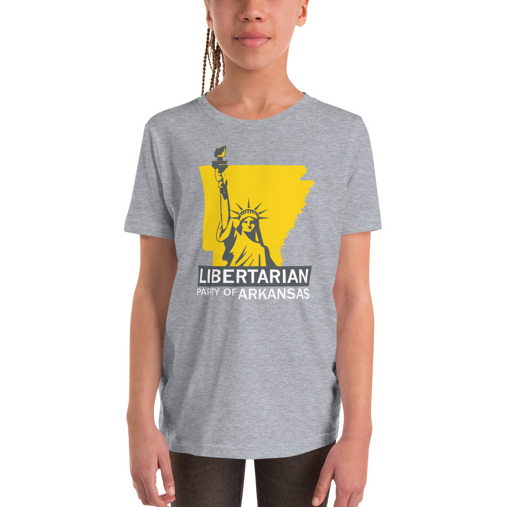 LP Arkansas Youth Short Sleeve T-Shirt - Proud Libertarian - Libertarian Party of Arkansas