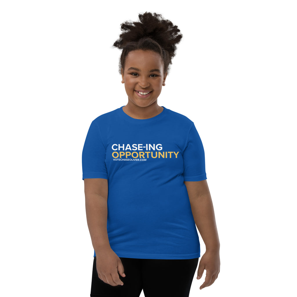 Chase-ing Opportunity - Chase Oliver for President Youth Short Sleeve T-Shirt