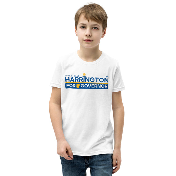 Harrington for Governor Youth Short Sleeve T-Shirt - Proud Libertarian - Ricky Harrington